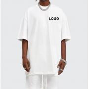 Fashionable Dropped Shoulder Multicolored T-shirt Custom Logo Printed 100% Cotton Blank T-shirt For Men Wholesale