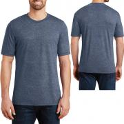 Apparel O-neck Tri 50% Polyester Blend T Shirts Solid Short Sleeve Tri 25% Cotton Blend Custom Printed Tri Blend Men's T-shirts